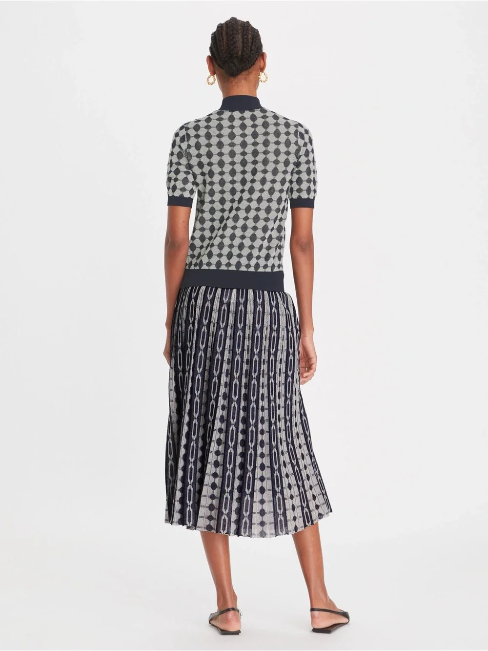 NWT Tory Burch Jacquard 2-Piece Matching Skirt Set Top & Skirt XS